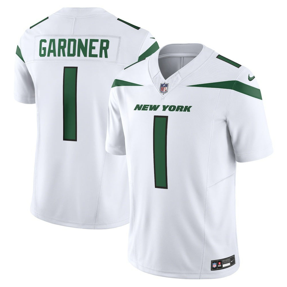 NFL Ahmad Sauce Gardner New York Jets Vapor F.U.S.E. Limited Jersey - White