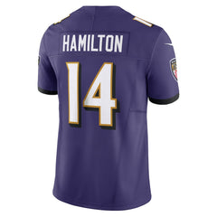 NFL Kyle Hamilton Baltimore Ravens Vapor F.U.S.E. Limited Jersey - Purple