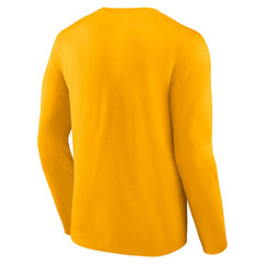 NHL St. Louis Blues Fanatics Authentic Pro Primary Long Sleeve T-Shirt - Gold