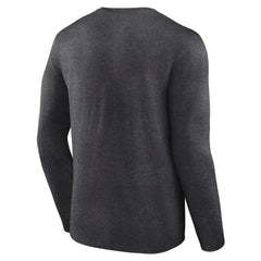 NHL Seattle Kraken Fanatics Authentic Pro Secondary Long Sleeve T-Shirt - Heather Charcoal