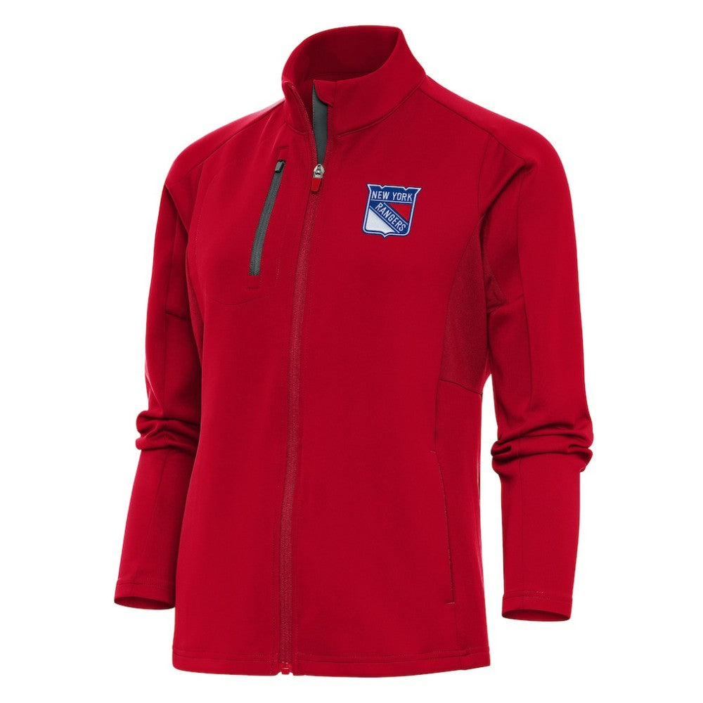 NHL New York Rangers Antigua Women's Team Logo Generation Full-Zip Jacket - Red