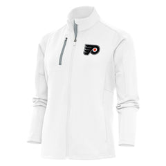 NHL Philadelphia Flyers Antigua Women's Team Logo Generation Full-Zip Jacket - White