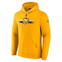 NHL Pittsburgh Penguins Fanatics Authentic Pro Secondary Pullover Hoodie - Gold