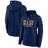 NHL St. Louis Blues Fanatics Women's Authentic Pro Pullover Hoodie - Navy