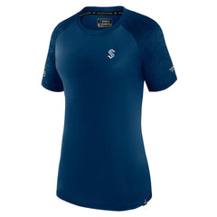 NHL Seattle Kraken Fanatics Women's Authentic Pro Tech T-Shirt - Deep Sea Blue