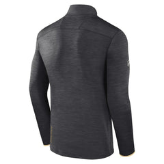 NHL Boston Bruins Fanatics Authentic Pro Quarter-Zip Pullover Top - Heather Charcoal