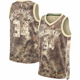 Giannis Antetokounmpo Milwaukee Bucks Unisex Select Series Swingman Jersey Brown