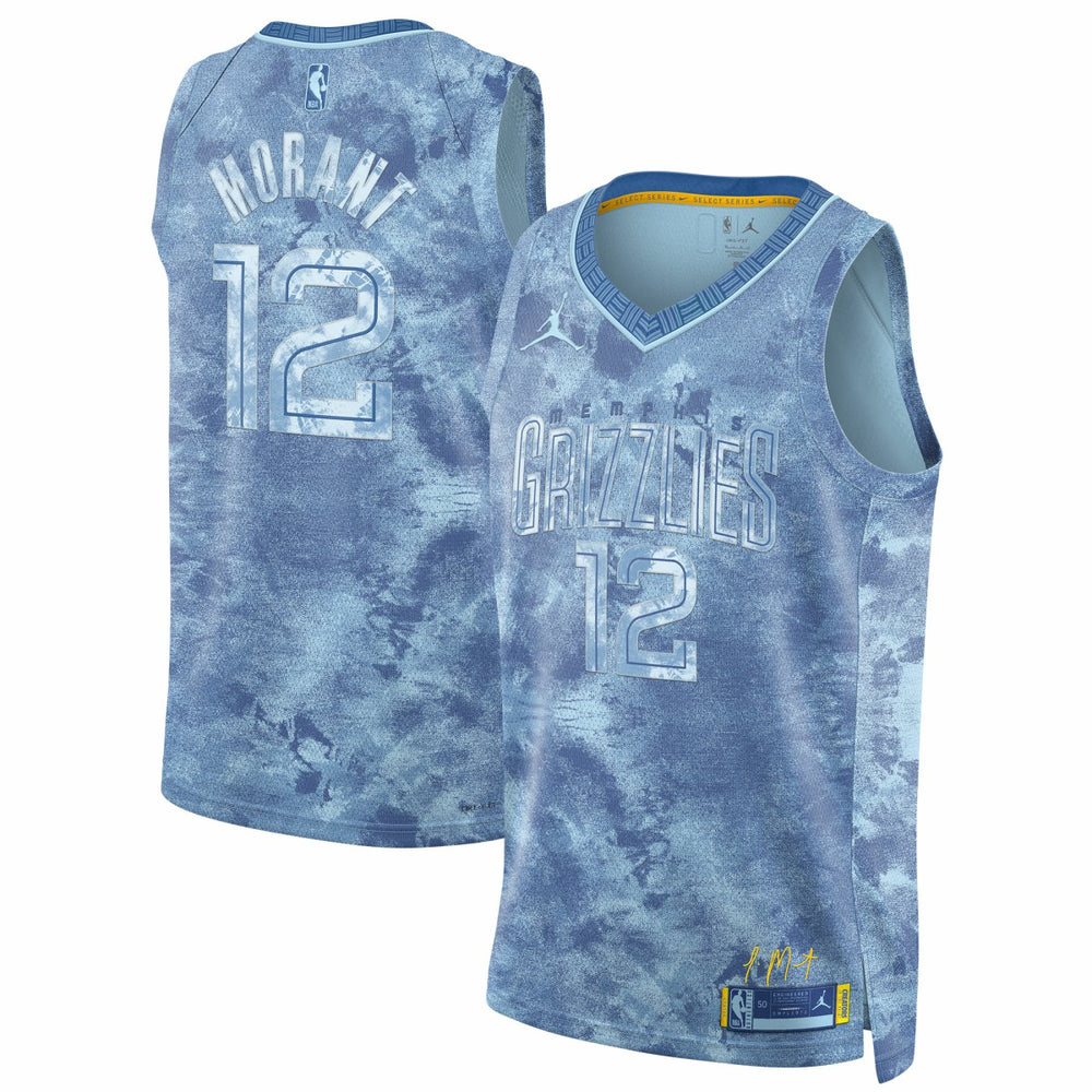 NBA Ja Morant Memphis Grizzlies Jordan Brand Select Series Swingman Jersey - Light Blue for sale