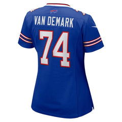 NFL Ryan Van Demark Buffalo Bills Women's Game Player Jersey - Royal