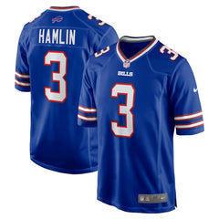 NFL Damar Hamlin Buffalo Bills Game Jersey - Royal