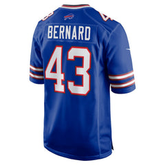NFL Terrel Bernard Buffalo Bills Game Player Jersey - Royal