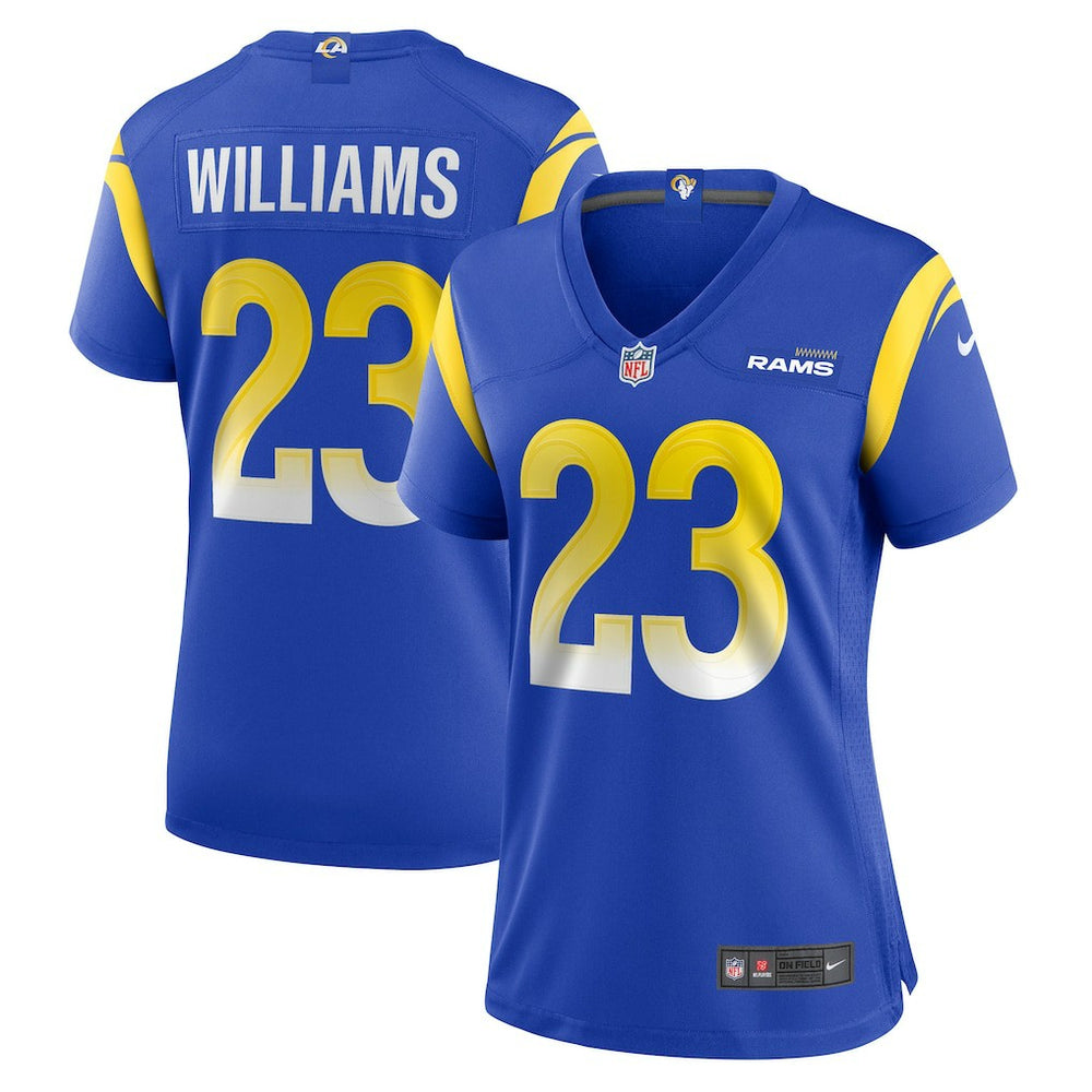 NFL Kyren Williams Los Angeles Rams Women's Game Player Jersey - Royal