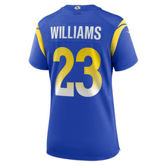 NFL Kyren Williams Los Angeles Rams Women's Game Player Jersey - Royal