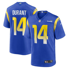 NFL Cobie Durant Los Angeles Rams Game Player Jersey - Royal