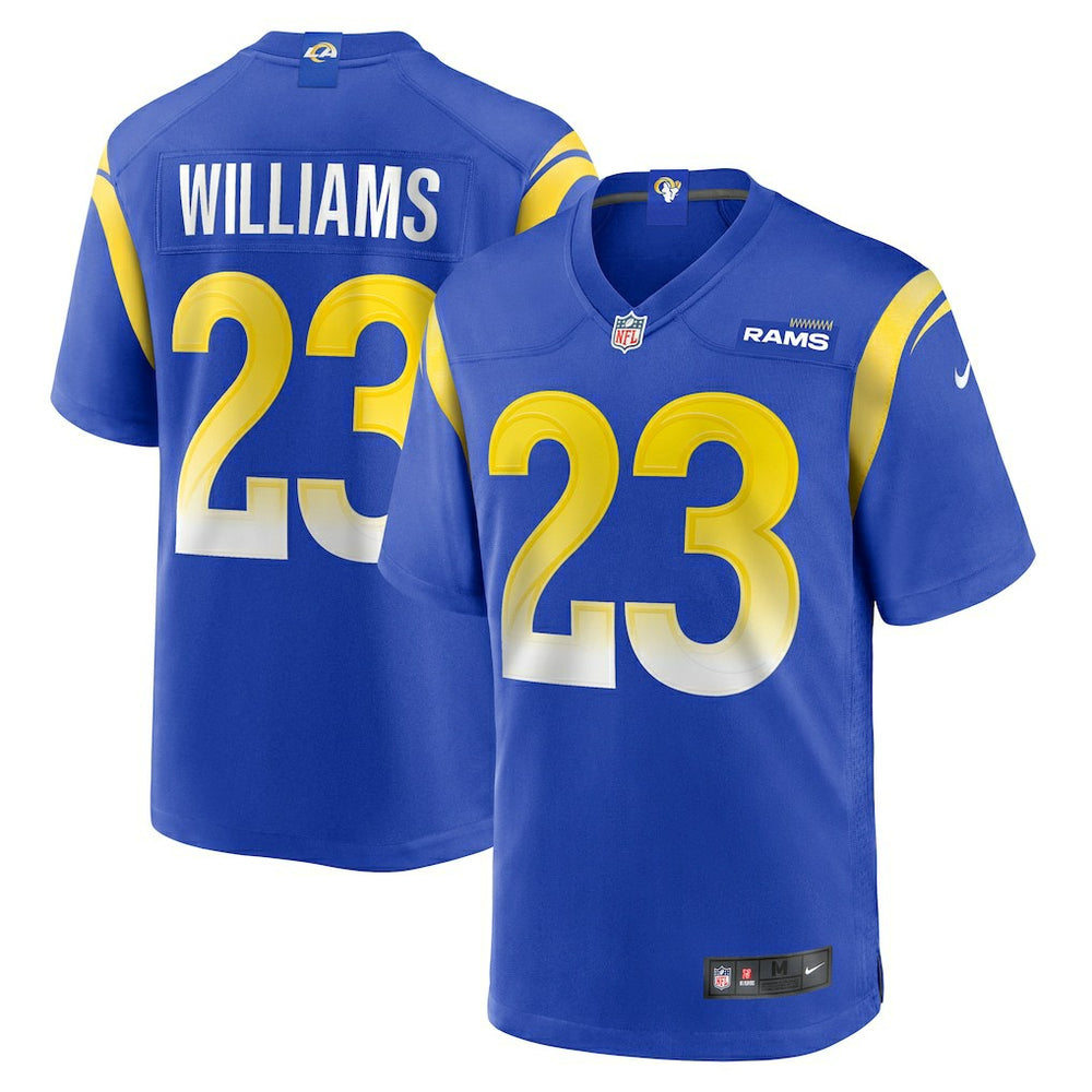 NFL Kyren Williams Los Angeles Rams Game Player Jersey - Royal