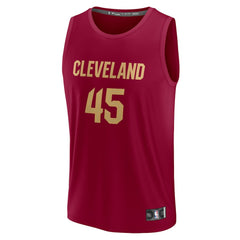 NBA Donovan Mitchell Cleveland Cavaliers Fast Break Replica Jersey sale - Icon Editi- Wine