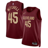 NBA Donovan Mitchell Cleveland Cavaliers Unisex Swingman Jersey sale - Icon Editi- Wine