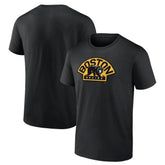 NHL Boston Bruins Shoulder Patch Logo T-Shirt - Black