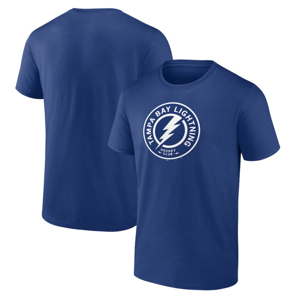 NHL Tampa Bay Lightning Shoulder Patch Logo T-Shirt - Blue