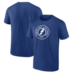 NHL Tampa Bay Lightning Shoulder Patch Logo T-Shirt - Blue