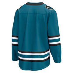 NHL San Jose Sharks Fanatics Home Breakaway Jersey - Teal