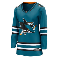 NHL San Jose Sharks Fanatics Women's Home Breakaway Jersey - Teal