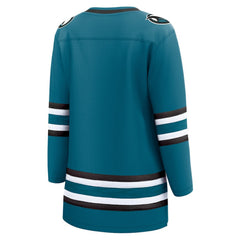 NHL San Jose Sharks Fanatics Women's Home Breakaway Jersey - Teal
