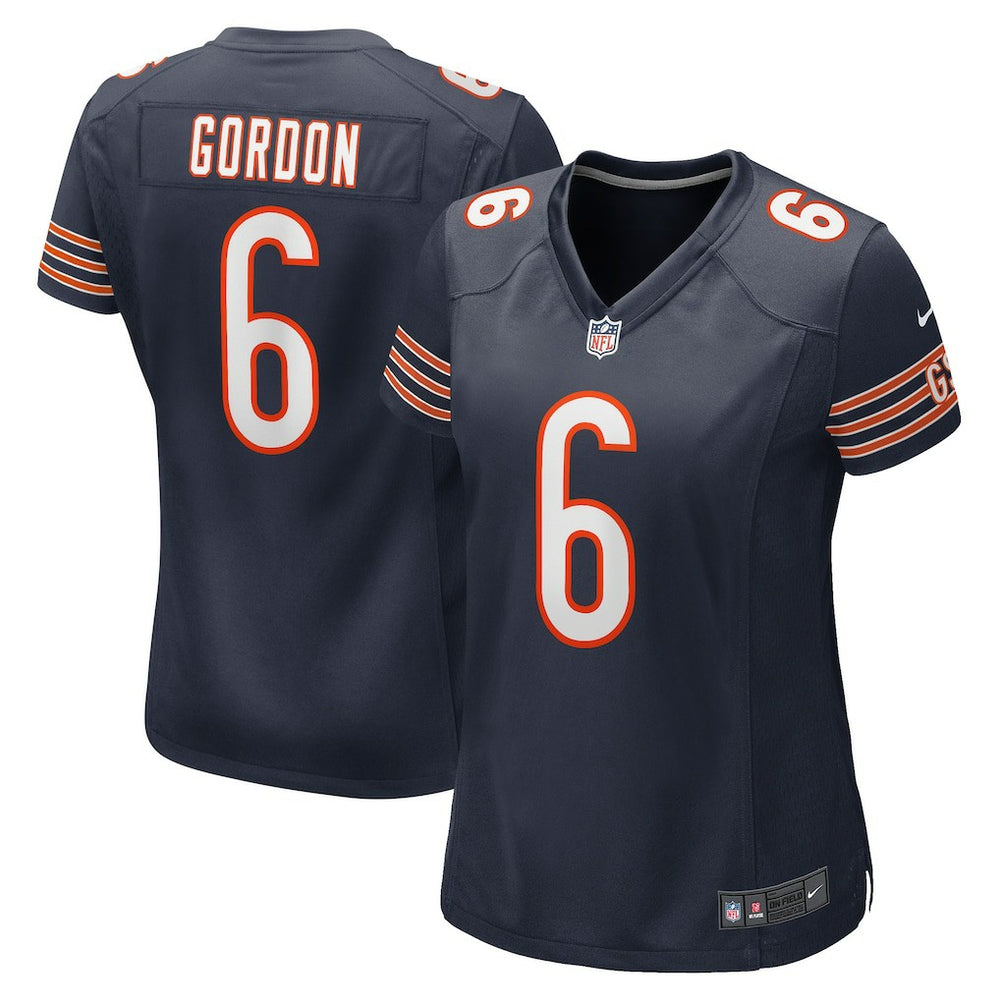 NFL Kyler Gordon Chicago Bears Women's Game Player Jersey - Navy