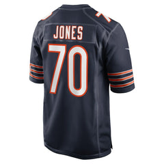NFL Braxton Jones Chicago Bears Game Player Jersey - Navy