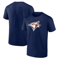 Toronto Blue Jays Banner Wave Logo T-Shirt - Navy T-shirts