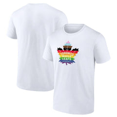 NHL Toronto Maple Leafs Team Pride Logo T-Shirt - White