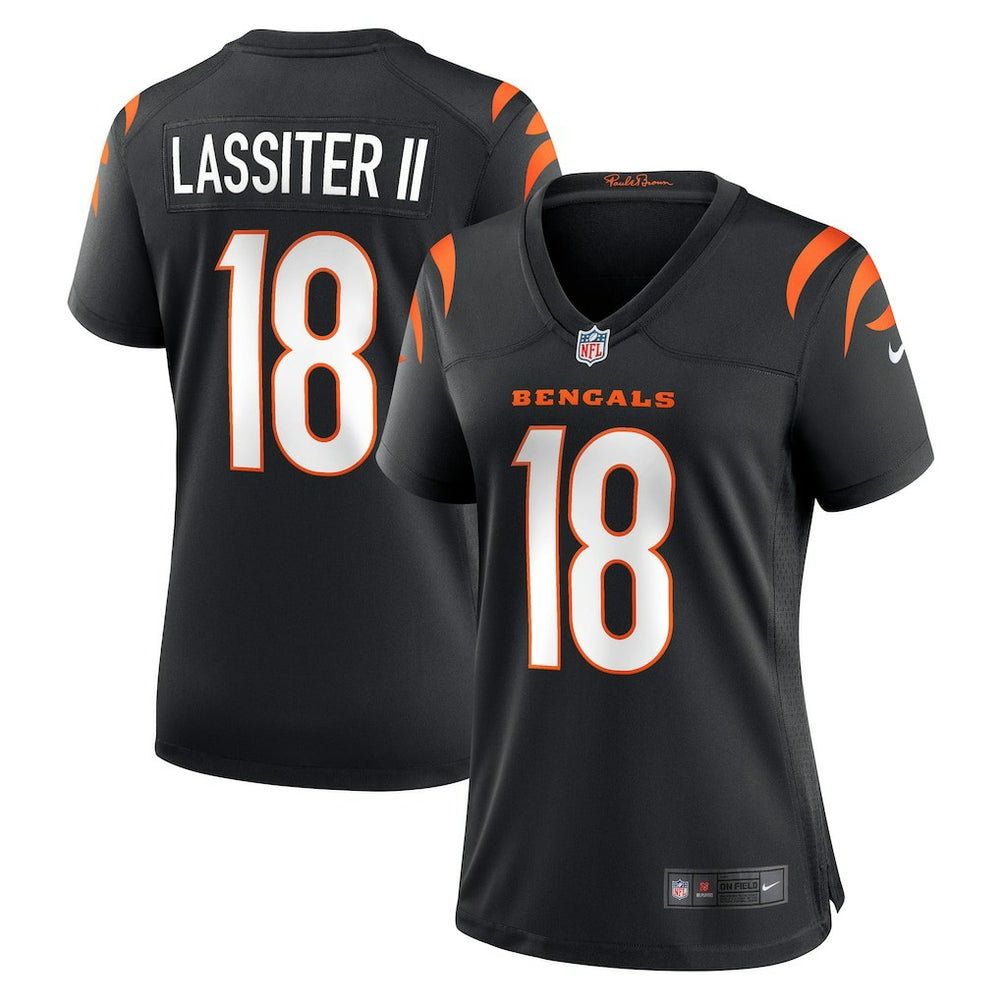 NFL Kwamie Lassiter II Cincinnati Bengals Women's Game Player Jersey - Black