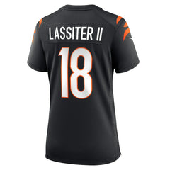 NFL Kwamie Lassiter II Cincinnati Bengals Women's Game Player Jersey - Black