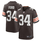 NFL Jerome Ford Cleveland Browns Game Player Jersey - Brown