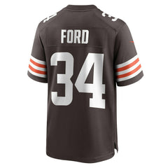 NFL Jerome Ford Cleveland Browns Game Player Jersey - Brown