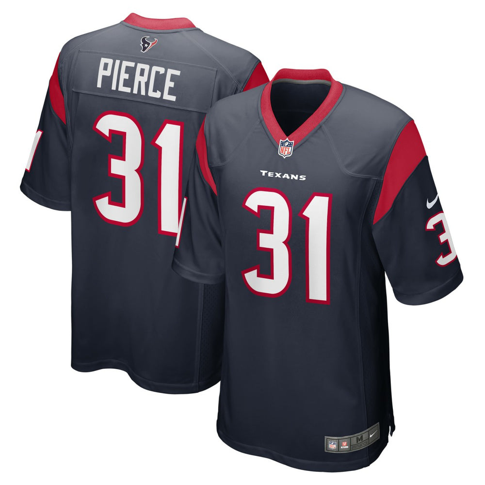 NFL Dameon Pierce Houston Texans Game Player Jersey - Navy
