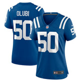 NFL Segun Olubi Indianapolis Colts Women's Game Player Jersey - Royal