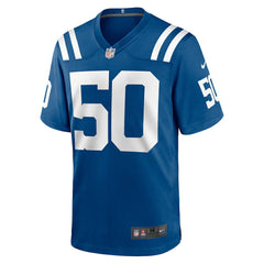 NFL Segun Olubi Indianapolis Colts Game Player Jersey - Royal
