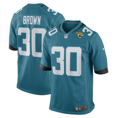 NFL Montaric Brown Jacksonville Jaguars Game Player Jersey - Teal