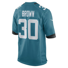 NFL Montaric Brown Jacksonville Jaguars Game Player Jersey - Teal
