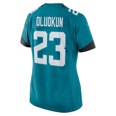 NFL Foyesade Oluokun Jacksonville Jaguars Women's Game Player Jersey - Teal