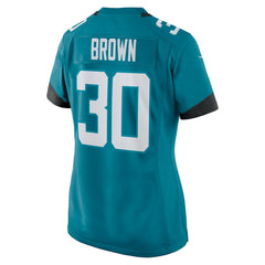 NFL Montaric Brown Jacksonville Jaguars Women's Game Player Jersey - Teal