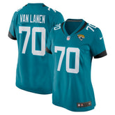 NFL Cole Van Lanen Jacksonville Jaguars Women's Game Player Jersey - Teal