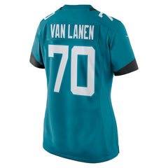 NFL Cole Van Lanen Jacksonville Jaguars Women's Game Player Jersey - Teal