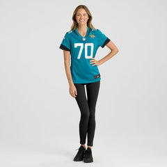NFL Cole Van Lanen Jacksonville Jaguars Women's Game Player Jersey - Teal