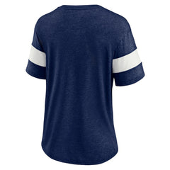 NHL Seattle Kraken Fanatics Women's Special Edition 2.0 Ring The Alarm V-Neck T-Shirt - Heather Navy