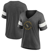 NHL Pittsburgh Penguins Fanatics Women's Special Edition 2.0 Ring The Alarm V-Neck T-Shirt - Heather Charcoal