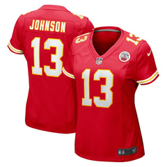 NFL Nazeeh Johnson Kansas City Chiefs Women's Game Player Jersey - Red