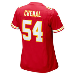 NFL Leo Chenal Kansas City Chiefs Women's Game Player Jersey - Red
