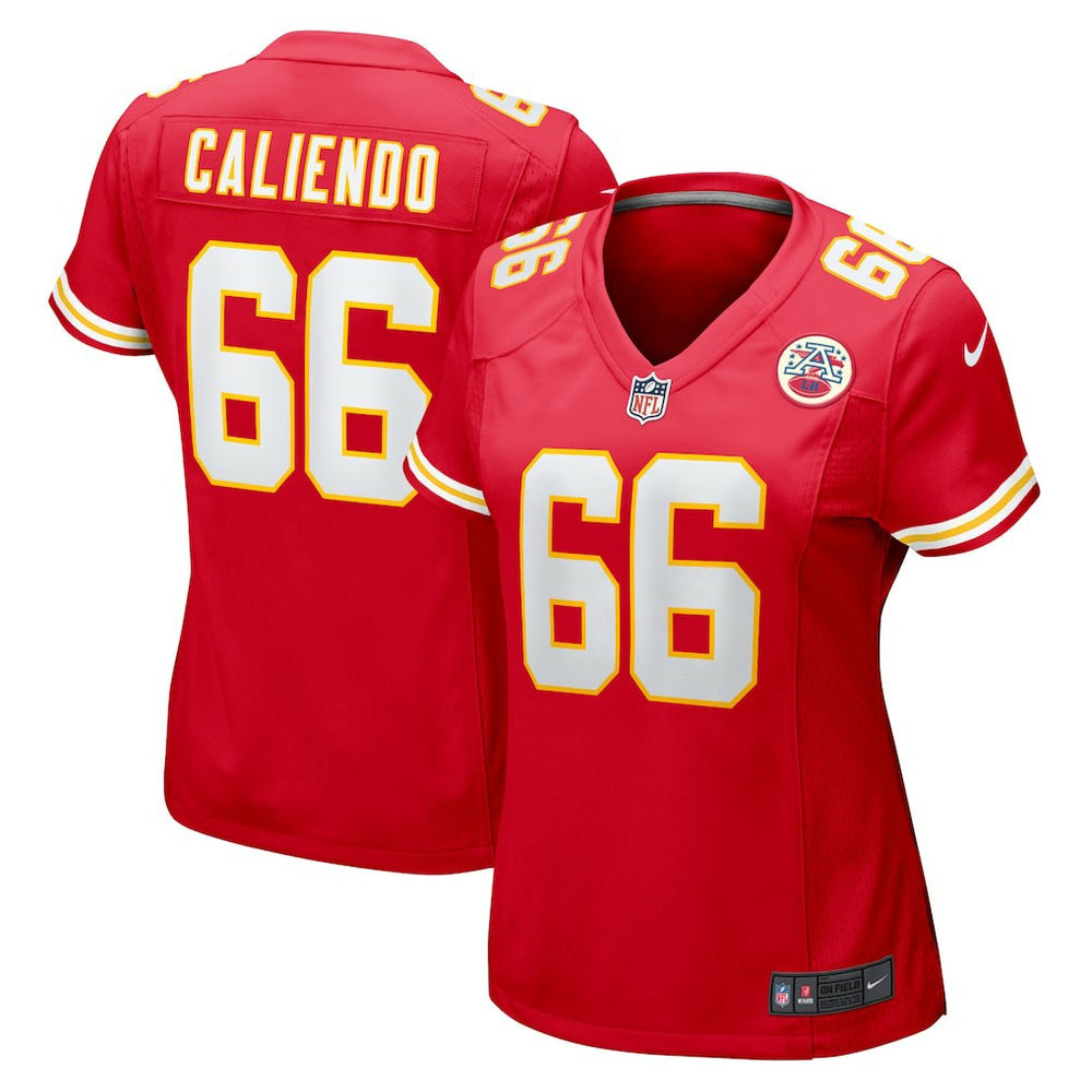 NFL Mike Caliendo Kansas City Chiefs Women's Game Player Jersey - Red